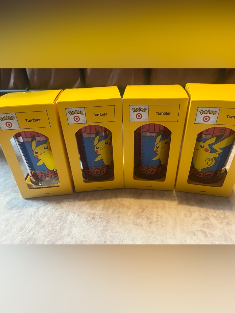 🔥🔥!! Sold out Pikachu Tumbler Pokémon x Target!! 🔥